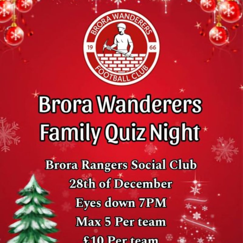 Photo of Brora Rangers Family Quiz night