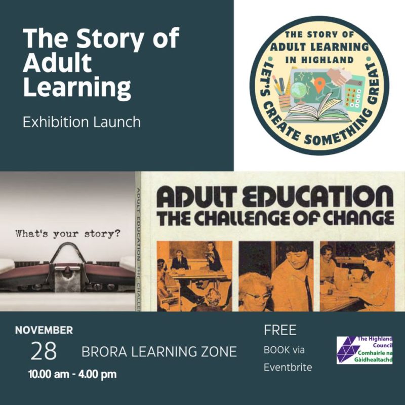 Photo of The Story of Adult Learning Exhibition
