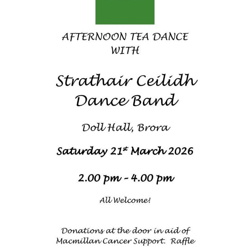 Photo of Afternoon Tea Dance with Strathair Ceilidh Dance Band