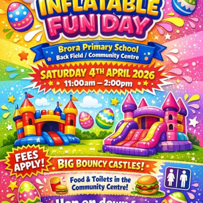 Photo of Easter Inflatable Fun Day, Brora Kids Club